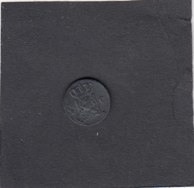 Beschrijving: 1/2 Cent WILLEM III